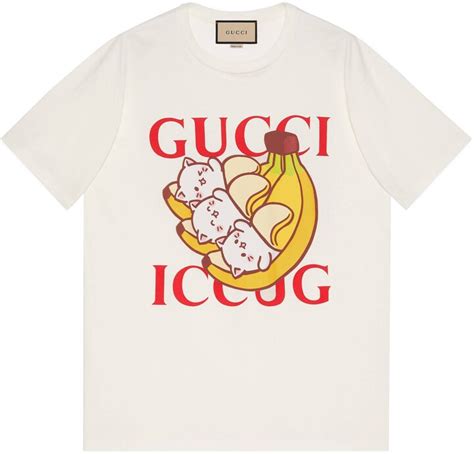 gucci bananya t shirt|Gucci bananya capsules.